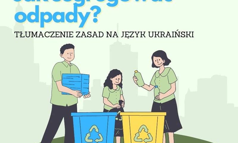 baner-rysunek-rodzina segregująca odpady