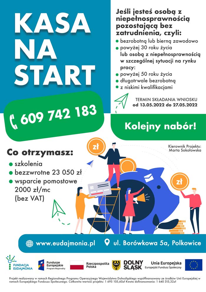 plakat - program kasa na start