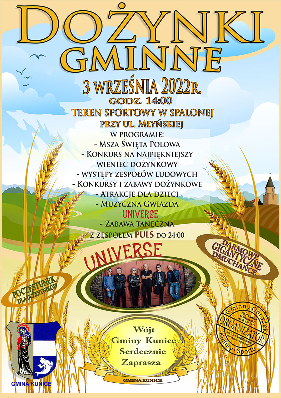 dożynki gminne 2022 - plakat