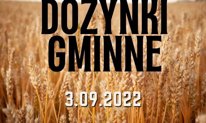 dożynki gminne - plakat