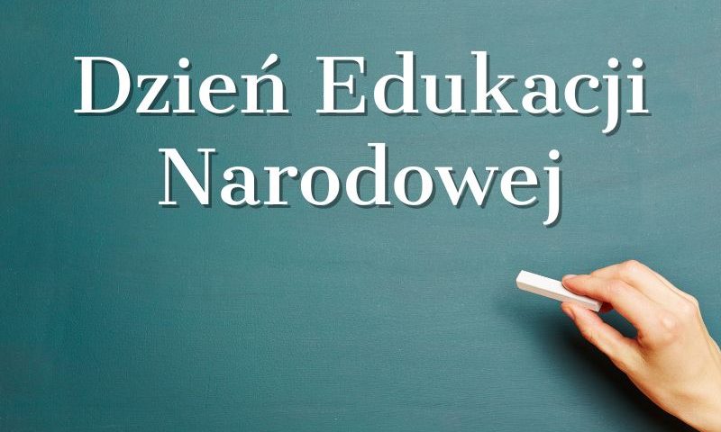 Dzień Edukacji Narodowej - napis