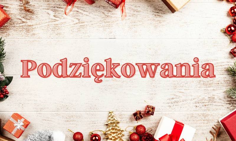 Podziękowania