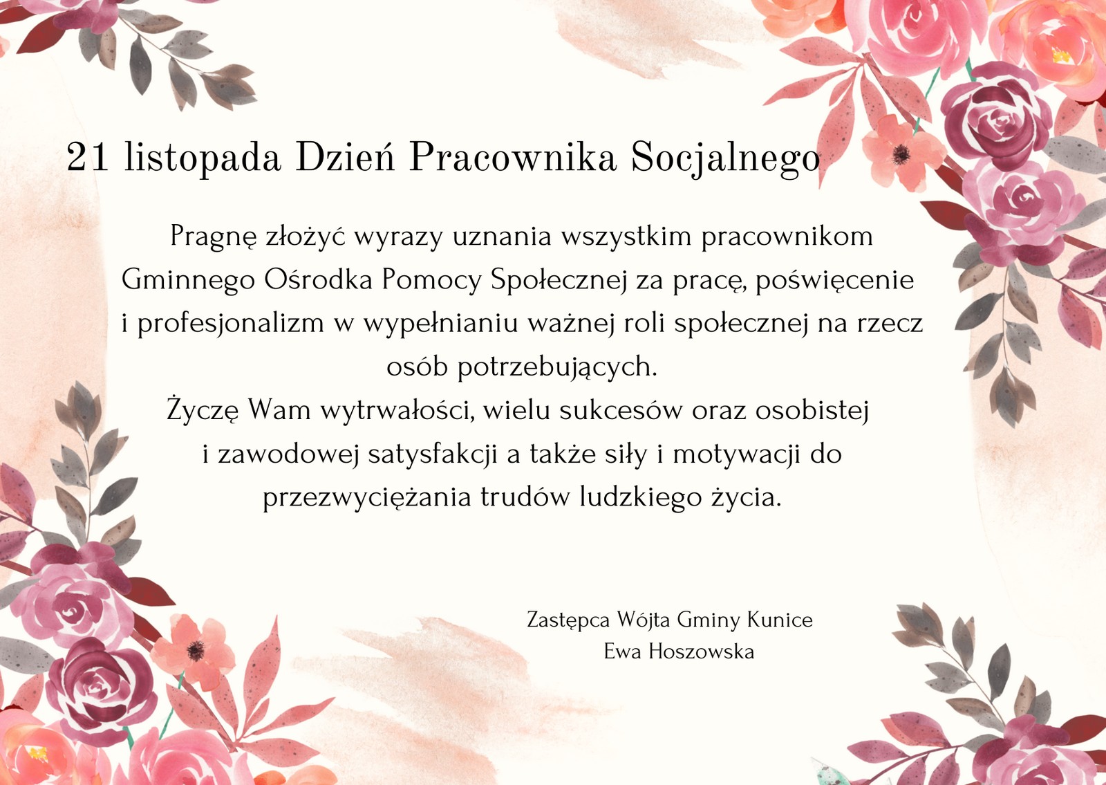 Dzień Pracownika Socjalnego