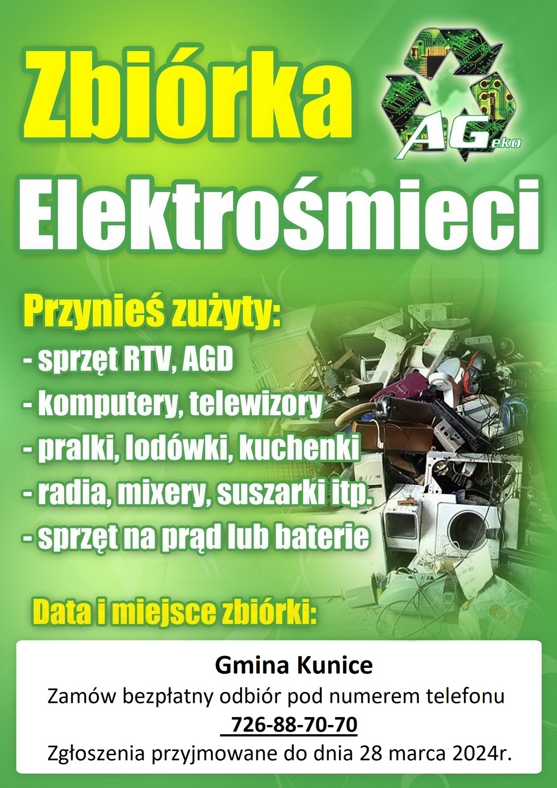 Zbiórka elektrośmieci